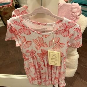 Charlie)s Project Little Snuggles Bow Print Dress